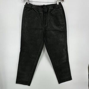 Brixton Taper Elastic Waist Band Loose Fit Pants Men's Size M 32X28 Corduroy